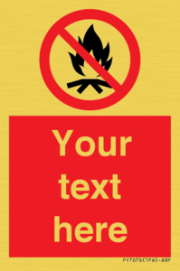 Custom prohibition No campfire